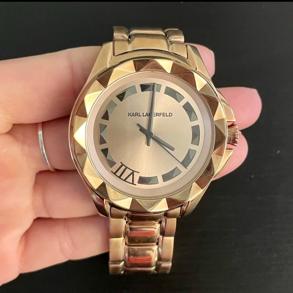 Karl Lagerfeld Rose Gold Watch - NWOT